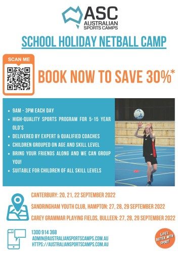ASC September School Holiday Camps