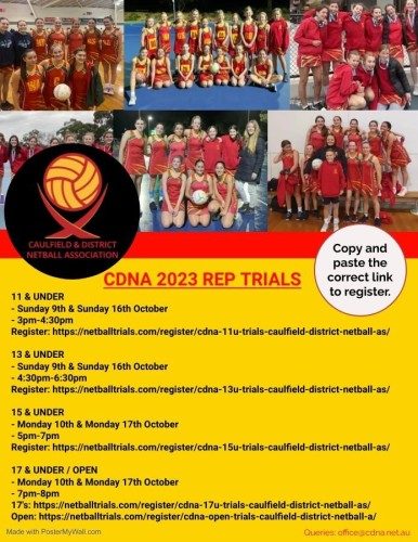 CDNA Rep Trials 2023