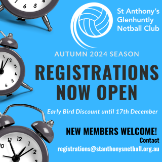 Registrations Open Autumn 2024